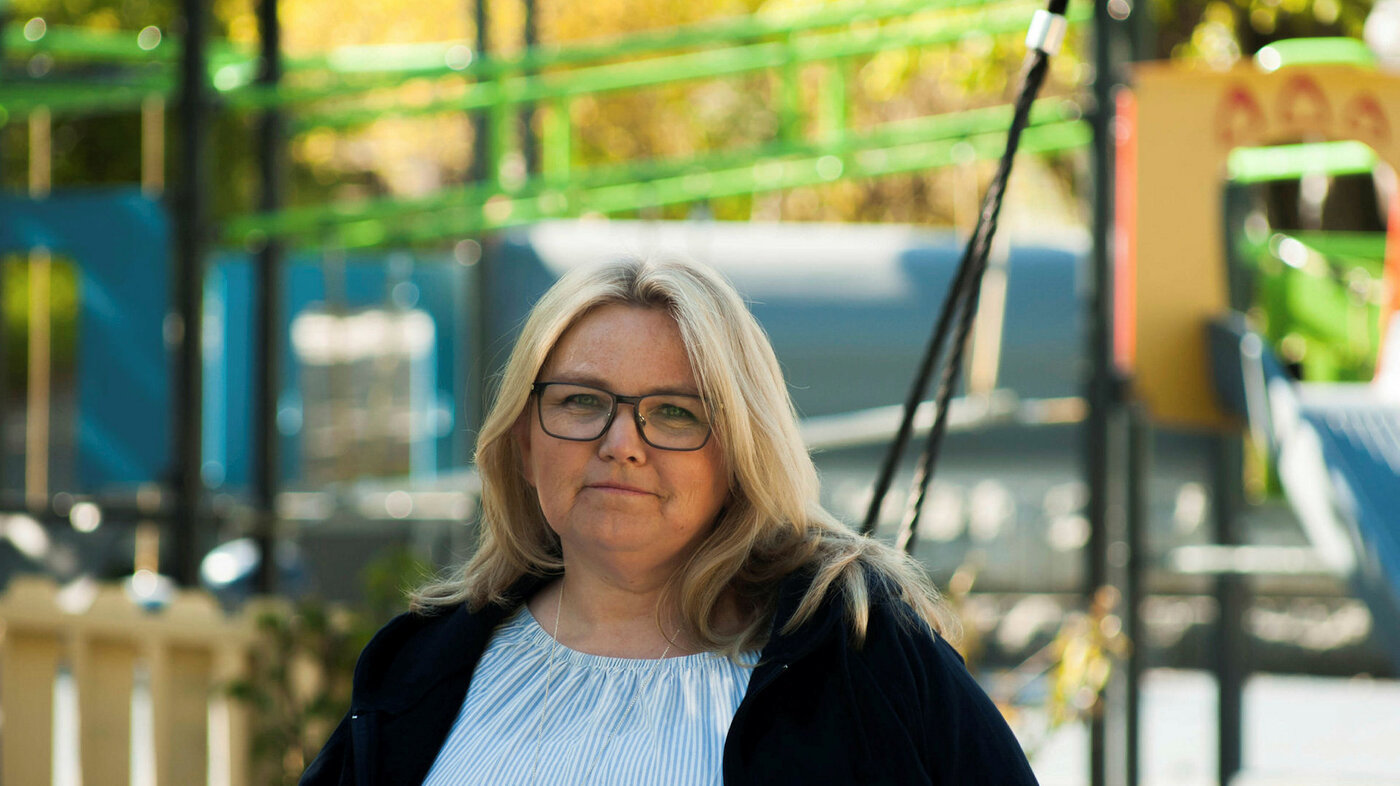 Helsesykepleier Nina Dandenbarger i bydel Nordstrand, Oslo