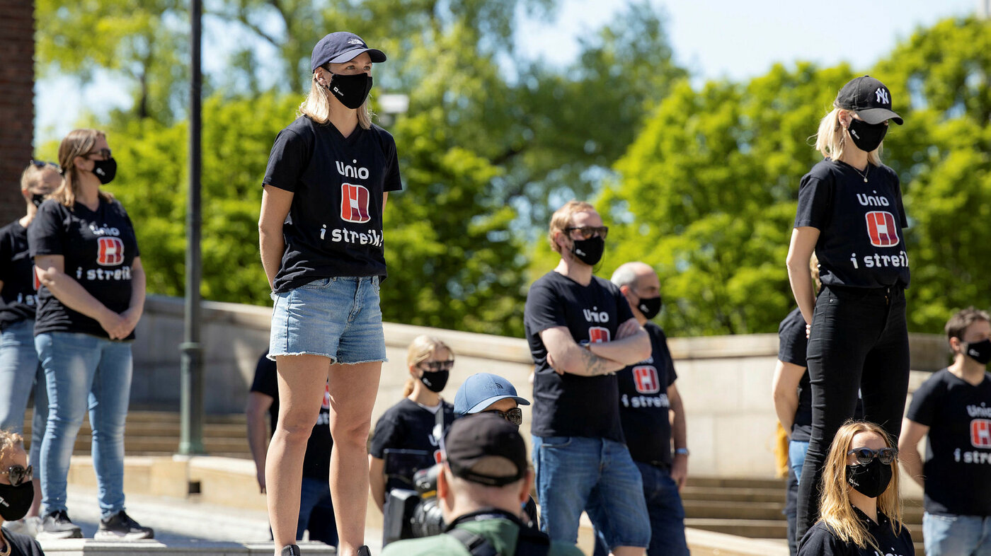 Streikemarkering i Oslo, Unio-streik