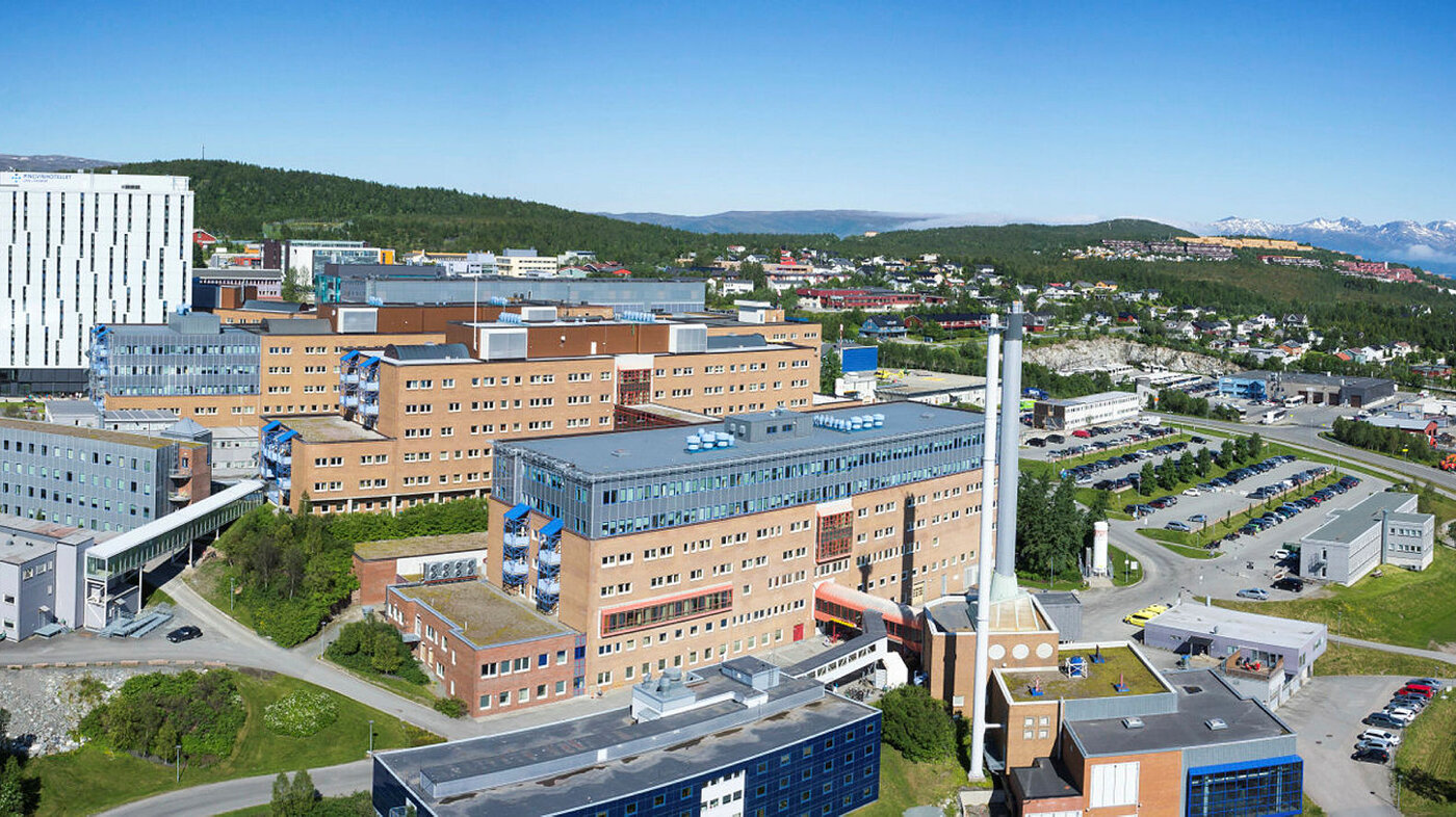 Bildet viser Universitetssykehuset Nord-Norge i Tromsø