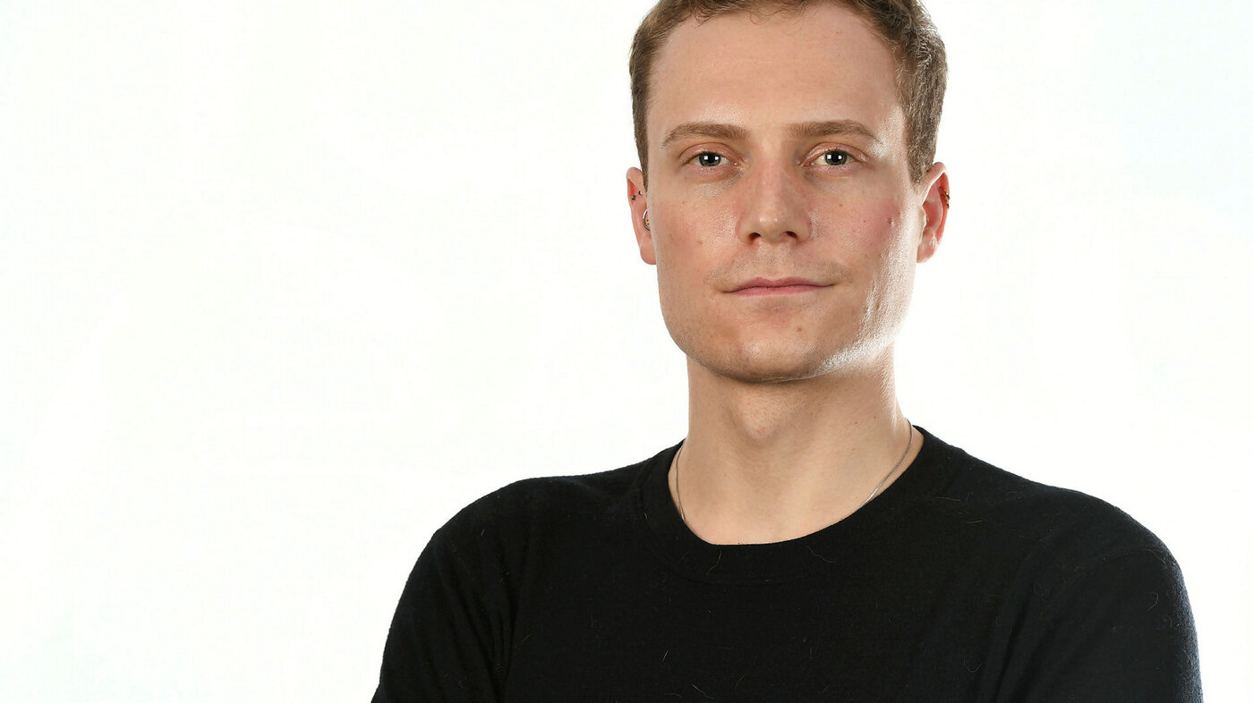 Bildet viser Daniel Tørresvoll Stabu som er nestleder i NSF Student. 
