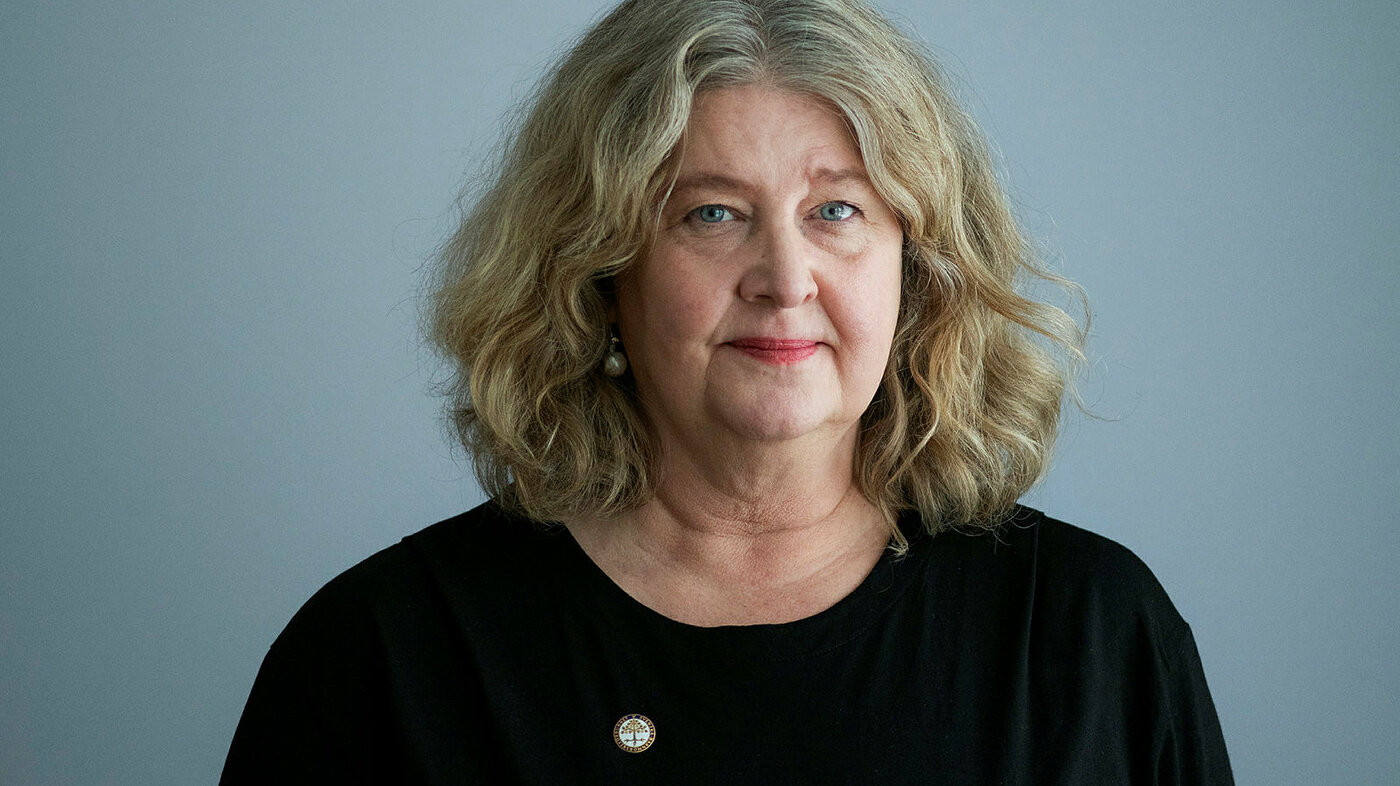 Bildet viser Eva Nordlund, leder i Svensk Barnmorskeforbundet