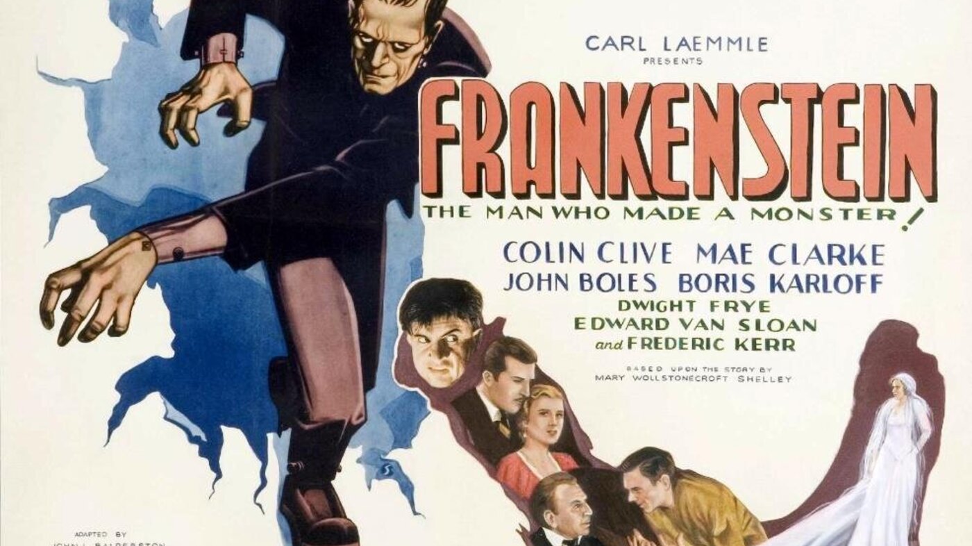 Filmplakat for James Whales "Frankenstein" (1931).