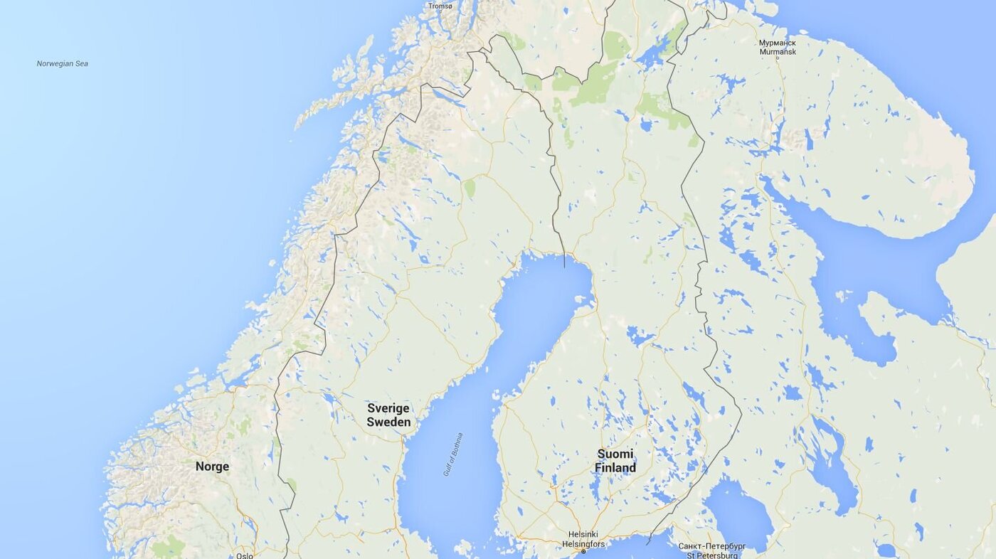 Googlekart av Norge