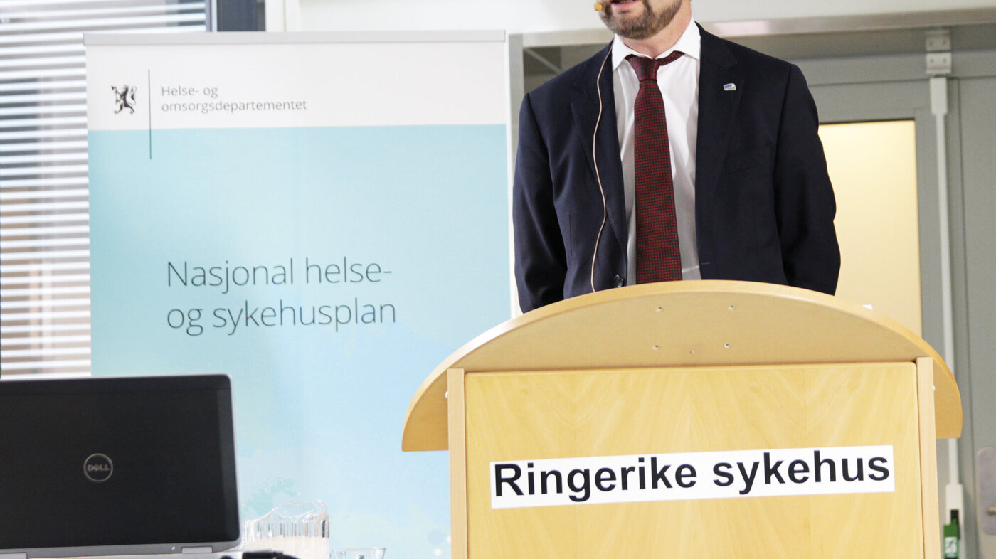 Bildet viser helseminister Bent Høie