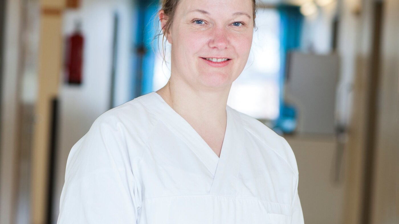 Lise Tuset Gustad, Levanger sykehus Bildet viser Lise Tuset Gustad.