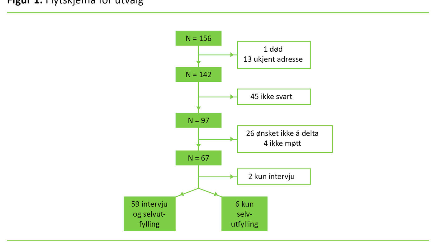 Figur 1. Flytskjema for utvalg
