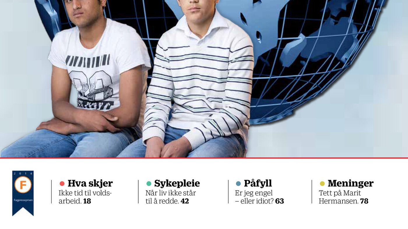 Forsiden til Sykepleien 10/2016