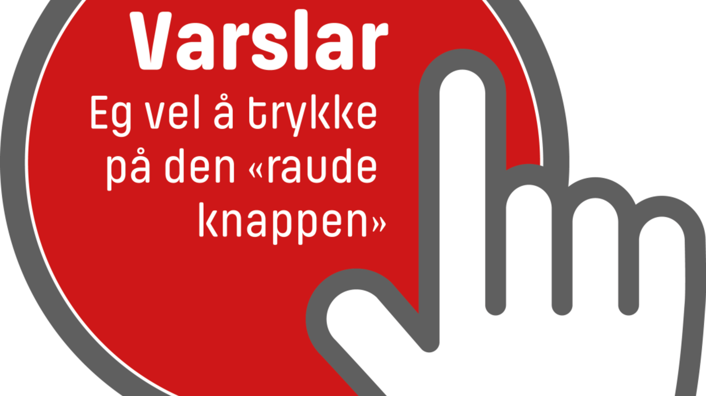 Bildet viser det røde emblemet fra intranettet i Helse Vest