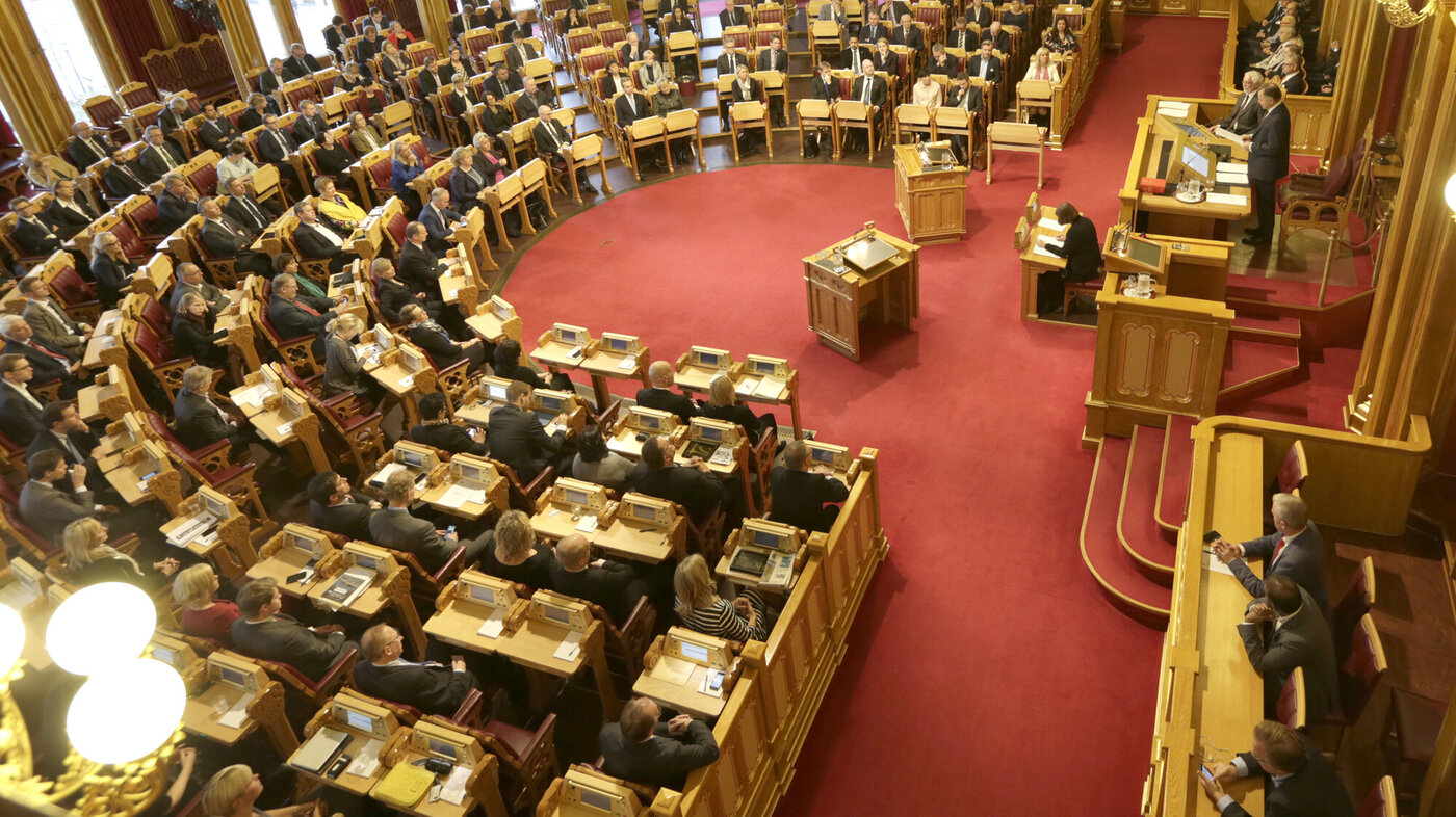 Bildet viser Stortinget