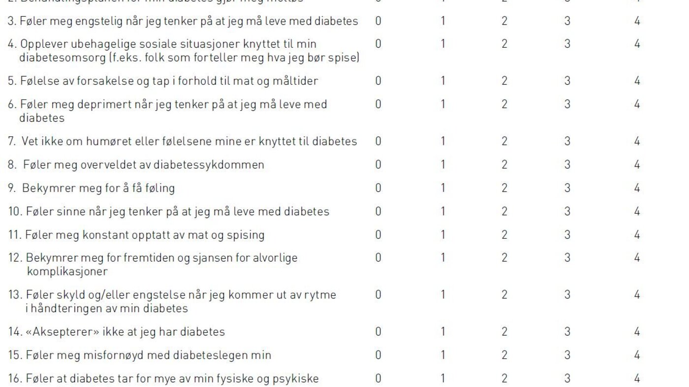 Tabell 1 