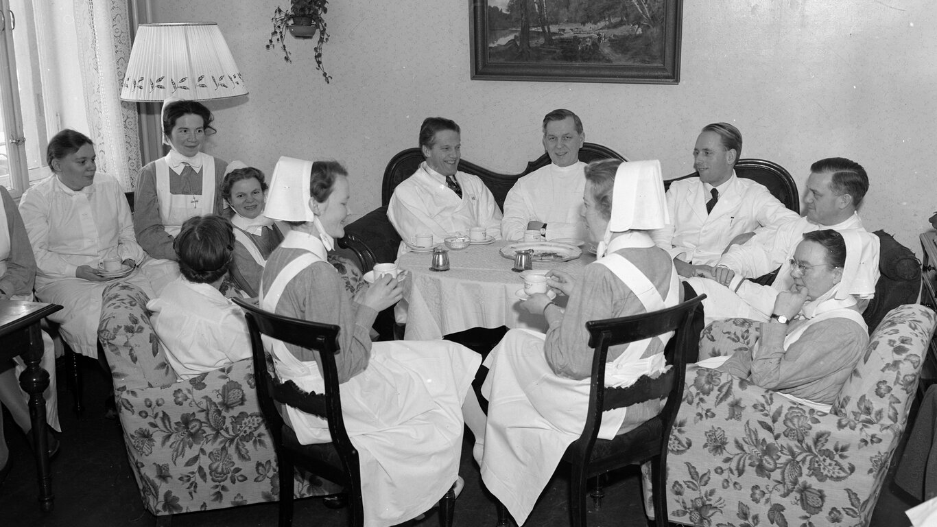 bilde fra pauserommet på lovisenberg