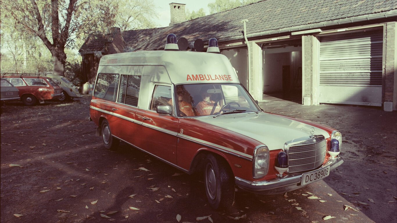 bilde av ambulanse i oslo 1977