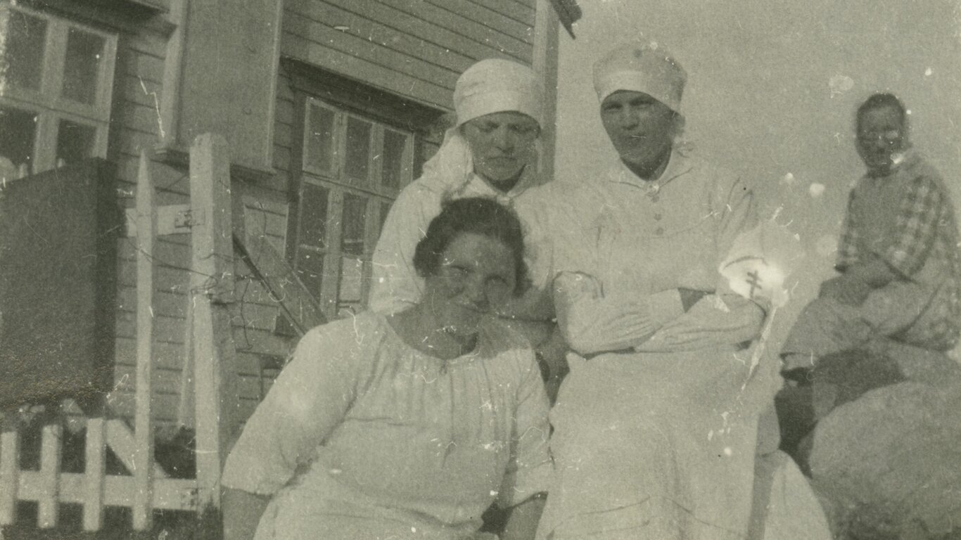 Sykepleiere ved Kistrand pleiehjem i Porsanger