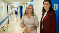bildet viser Heidi Smestad Hvaal og Christine Lie Krogen