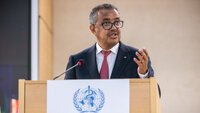 Bildet viser Tedros Adhanom Ghebreyesus, generalsekretær i WHO