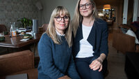 Jordmor Iren Aalberg Grønås og prosjektleder Kari Parkin, ledere i trainee-programmet, Lillehammer kommune