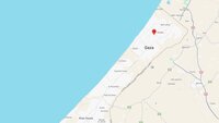 Skjermdump av Kart over Gaza