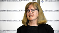 Bildet viser avtroppende UNN-direktør Anita Schumacher.