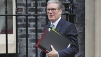 Bildet viser britenes statsminister Keir Starmer
