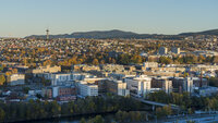 Oversiktsbilde over St. Olavs hospital