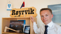 Bildet viser ordføreren i Røyrvik kommune, Kennet Tømmermo Reitan