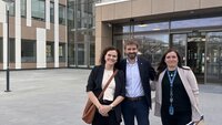Bildet viser htv Tine Johansen, Jan Christian Vestre og Åshild Østlyngen