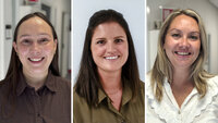 bilde av Thea Grøvle Thorkildsen, spesialsykepleier, og sykepleierne Cecilie Karlsen og Tina Lien Barken