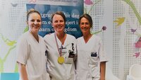 Bildet viser Ingrid Steinkjer, Beate Harvik og Margrethe Solbraa Bay.