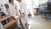 Bildet viser sykepleiere på Lovisenberg Diakonale Sykehus