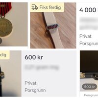 bildet viser tyvegods til salgs på finn.no