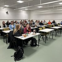 bilde av førsteårsstudentene på Hammerfest sykehus