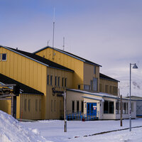 Bilde viser Longyearbyen sykehus