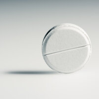 Bildet viser en pille.