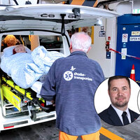 bilde av ønsketransporten og geir pollestad og ingrid fiskaa