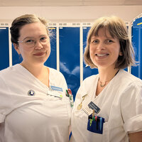 Bildet viser Matilda Nordung Byström og Sarah Richards.